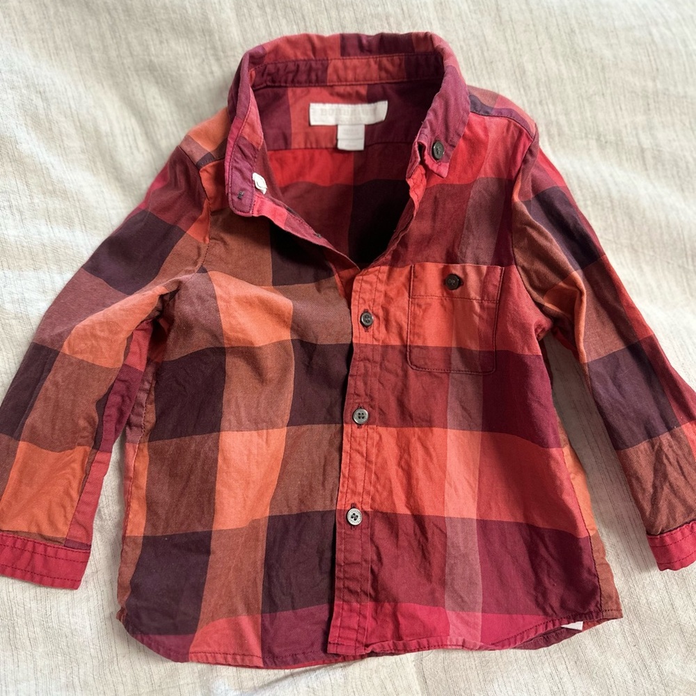 Burberry Kids Button Up Shirt